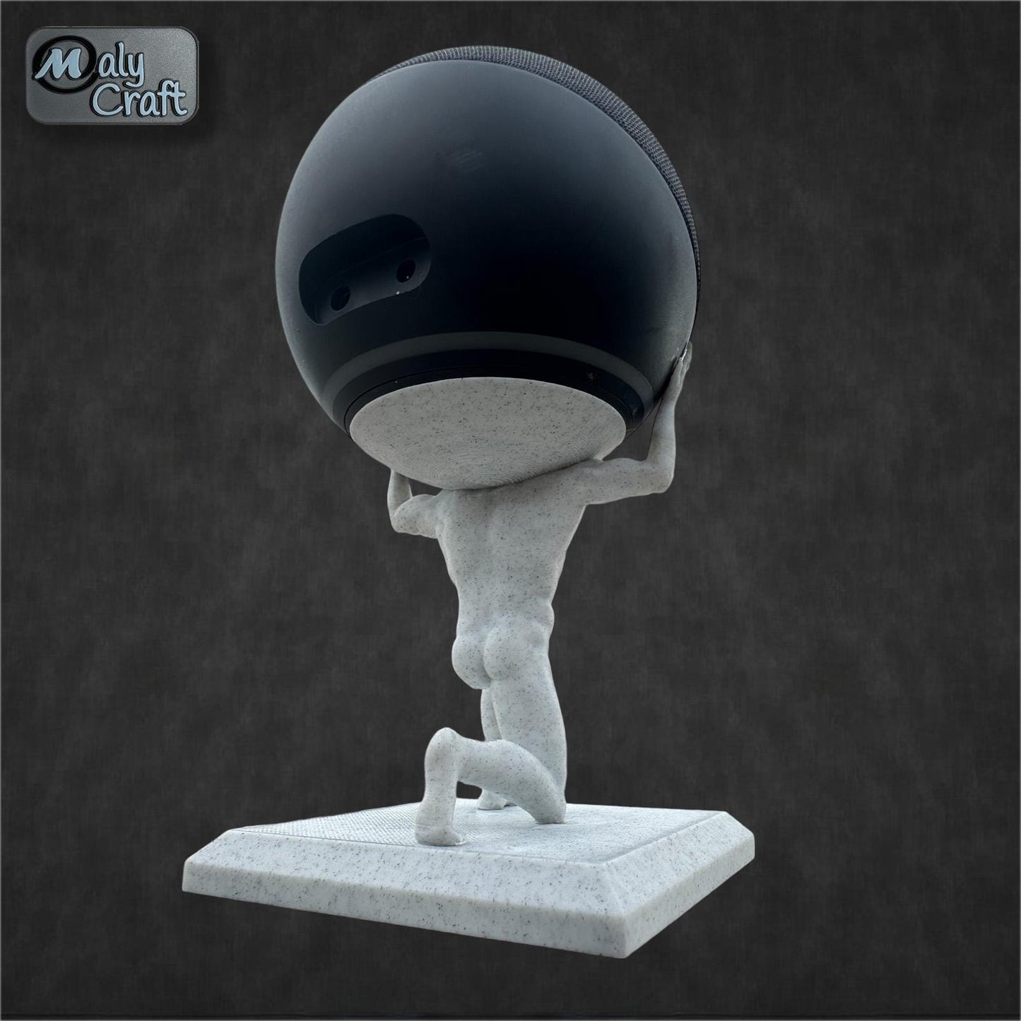 Support Alexa Echo Dot Atlas – Statue Titan pour enceinte intelligente
