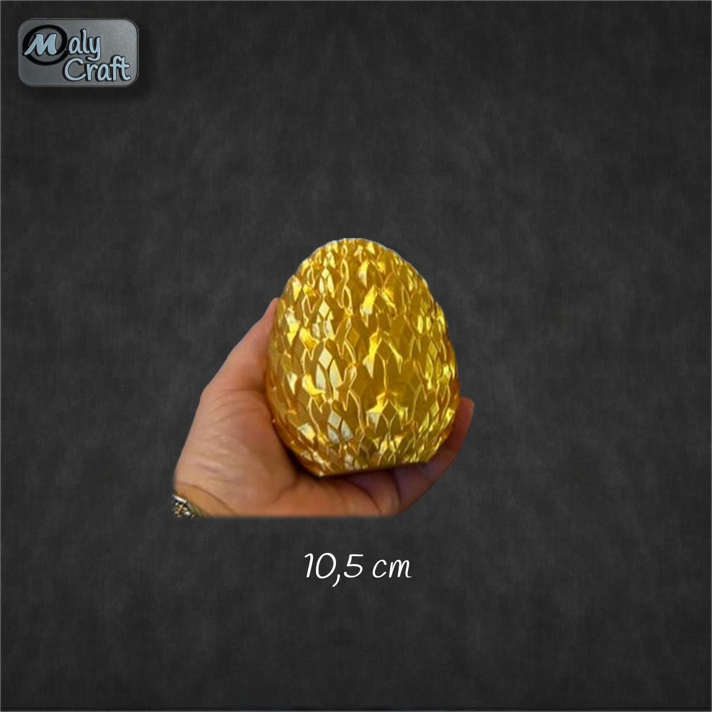 Œuf de dragon cristal – Cachette magique & écrin pour figurines articulées
