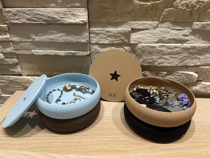 Boîte à bijoux empilable personnalisée – Design minimaliste et scandinave | Maly’Craft