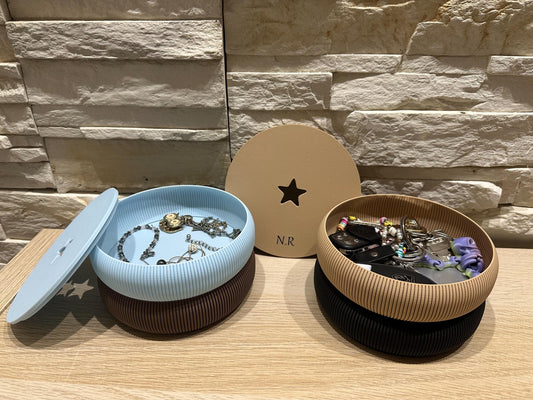 Boîte à bijoux empilable personnalisée – Design minimaliste et scandinave | Maly’Craft
