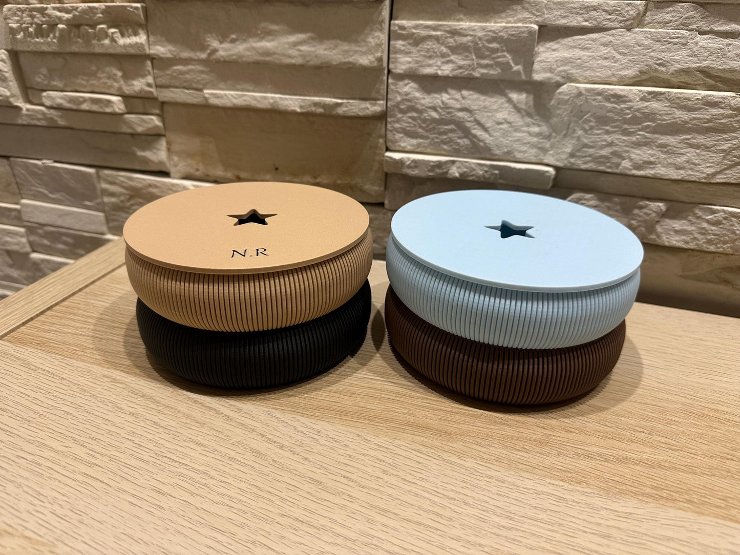 Boîte à bijoux empilable personnalisée – Design minimaliste et scandinave | Maly’Craft