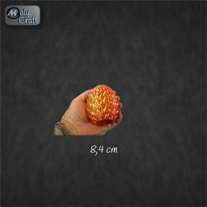 Œuf de dragon cristal – Cachette magique & écrin pour figurines articulées