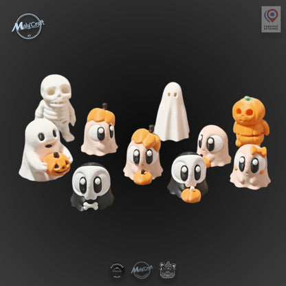 Lot mystère Halloween – Figurines surprises imprimées en 3D Maly’Craft