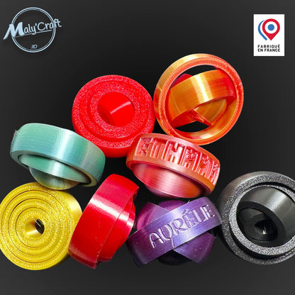 Spinner Gyroscope Personnalisé – Fidget Anti-Stress 3D