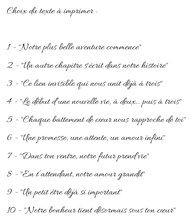 Cadre Grossesse "Futurs Parents" – Tableau 3D & Lin (Personnalisable)