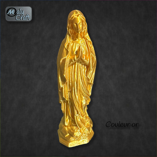 Statue Vierge Marie Pop Art – Décoration moderne colorée Made in France