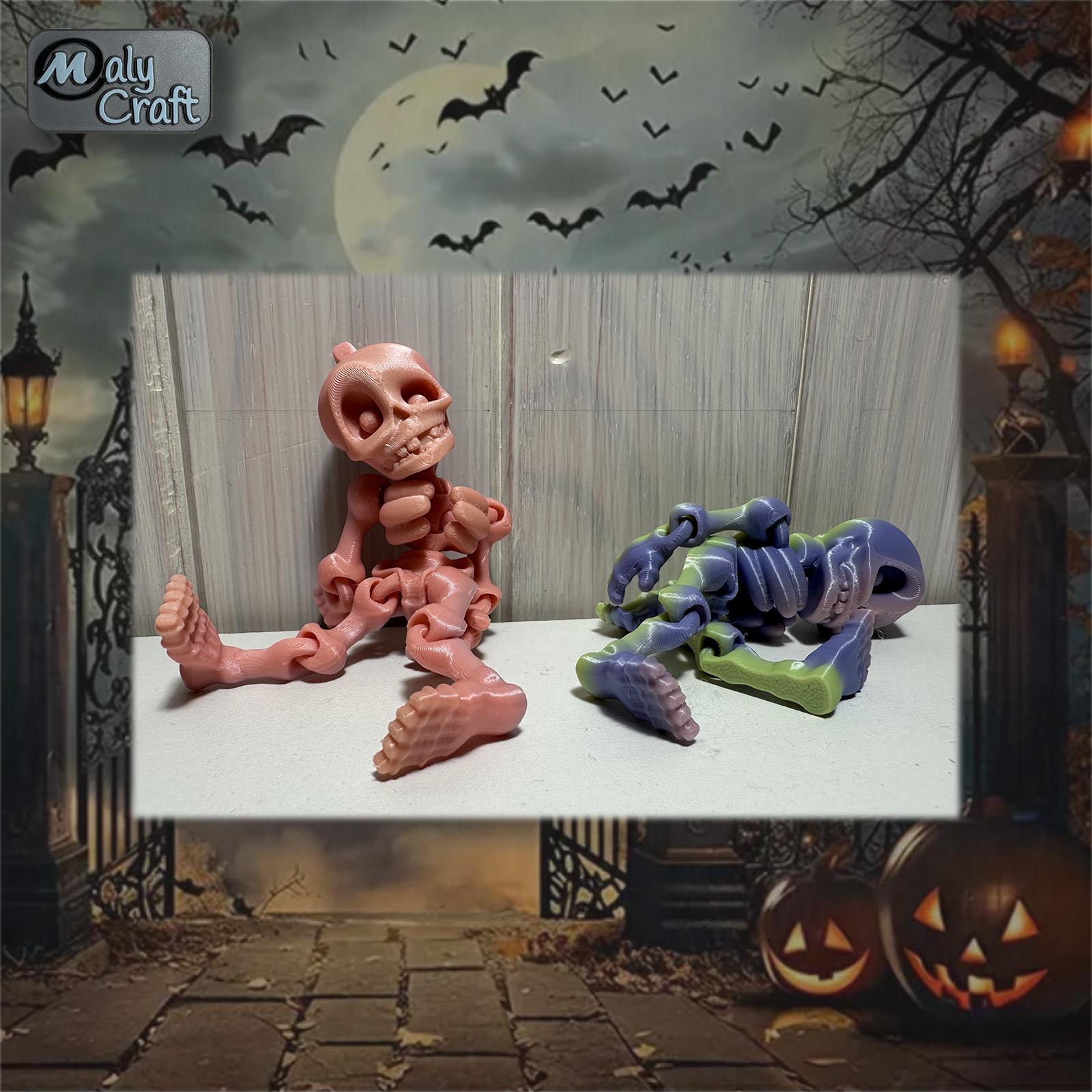 Accessoire Halloween squelette 3D