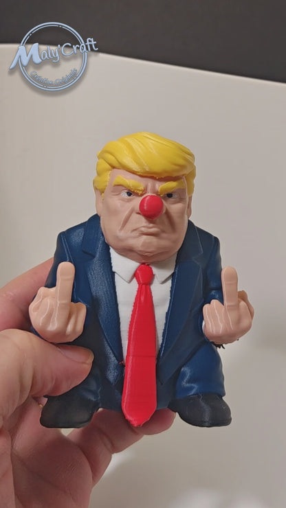 Figurine Caricature Trump — Statuette politique humoristique, impression 3D