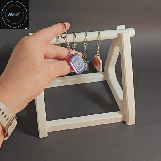 Vidéo porte clé tag nfc instagram malycraf création artisanale France